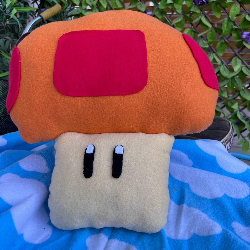 Activate Mega Mushroom plushie